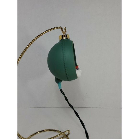 1997 ST Nicholas Circle Hallmark Ornament Thomas Kinkade painter design light 3D - Picture 3 of 7